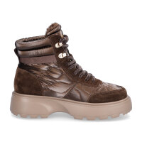Blauer Damen Schn&uuml;rboot Blanca dunkelbraun
