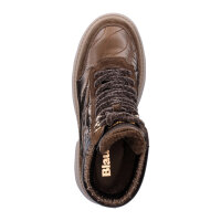 Blauer Damen Schn&uuml;rboot Blanca dunkelbraun
