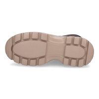 Blauer Damen Schn&uuml;rboot Blanca dunkelbraun