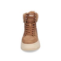 Blauer Damen Schn&uuml;rboot Maribel cognac
