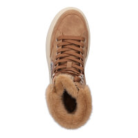 Blauer Damen Schn&uuml;rboot Maribel cognac