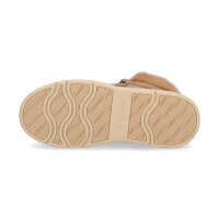 Blauer Damen Schn&uuml;rboot Maribel cognac