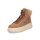 Blauer Damen Schn&uuml;rboot Maribel cognac