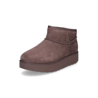 Skechers Damen Bootie Keep Cozy dunkelbraun