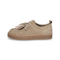 Tamaris Damen Schn&uuml;rer taupe