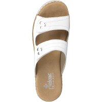 Rieker Damen Pantolette wei&szlig;