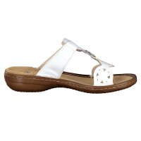 Rieker Damen Pantolette wei&szlig;