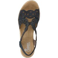 Rieker Damen Sandalette blau
