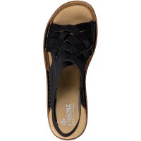 Rieker Damen Sandale schwarz