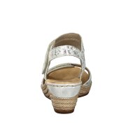Rieker Damen Sandalette metallic