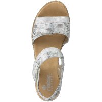 Rieker Damen Sandalette metallic