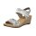 Rieker Damen Sandalette metallic