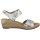 Rieker Damen Sandalette metallic