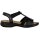 Rieker Damen Sandale schwarz