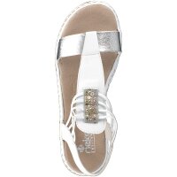 Rieker Damen Sandale wei&szlig;