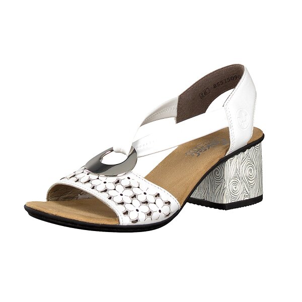 Rieker Damen Sandalette weiß