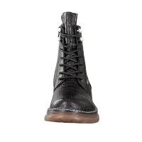 Rieker Damen Schn&uuml;rboot schwarz