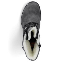 Rieker Damen Schn&uuml;rboot grau