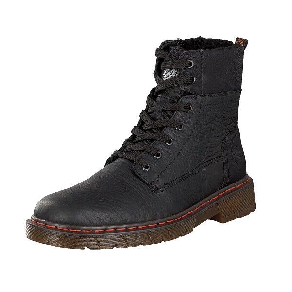 Rieker Herren Schn&uuml;rboot schwarz