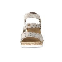 Rieker Damen Sandalette metallic
