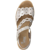 Rieker Damen Sandalette metallic