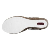 Rieker Damen Sandalette metallic
