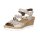 Rieker Damen Sandalette metallic