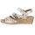 Rieker Damen Sandalette metallic