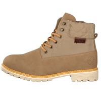 Rieker Damen Schnürboot beige