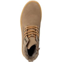 Rieker Damen Schn&uuml;rboot beige
