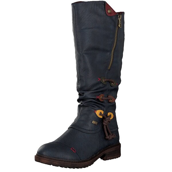Rieker Damen Stiefel blau
