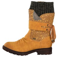 Rieker Damen Stiefel gelb
