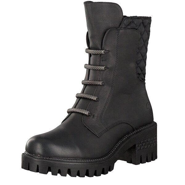 Rieker Damen Boot schwarz