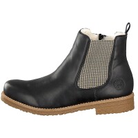 Rieker Damen Boot schwarz