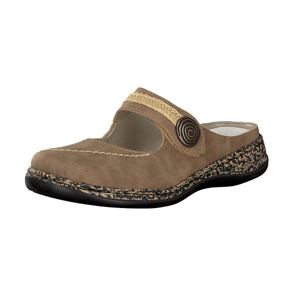 Rieker Damen Pantolette beige