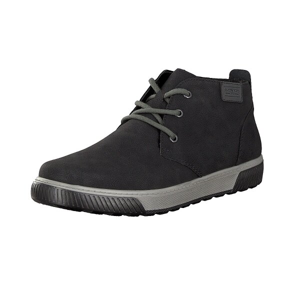 Rieker Herren Schn&uuml;rboot schwarz