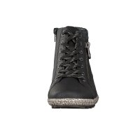 Rieker Damen Schn&uuml;rboot schwarz