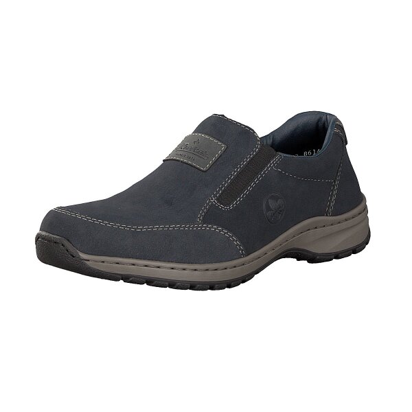 Rieker Herren Slipper blau
