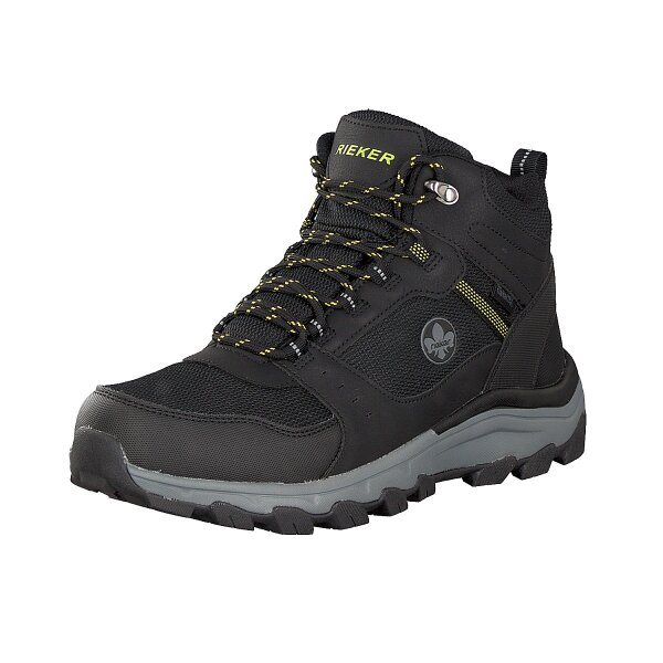 Rieker Herren Schn&uuml;rboot schwarz
