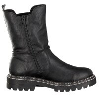 Rieker Damen Boot schwarz