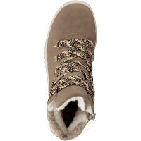 Rieker Damen Schn&uuml;rboot beige