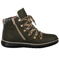 Rieker Damen Schn&uuml;rboot gr&uuml;n
