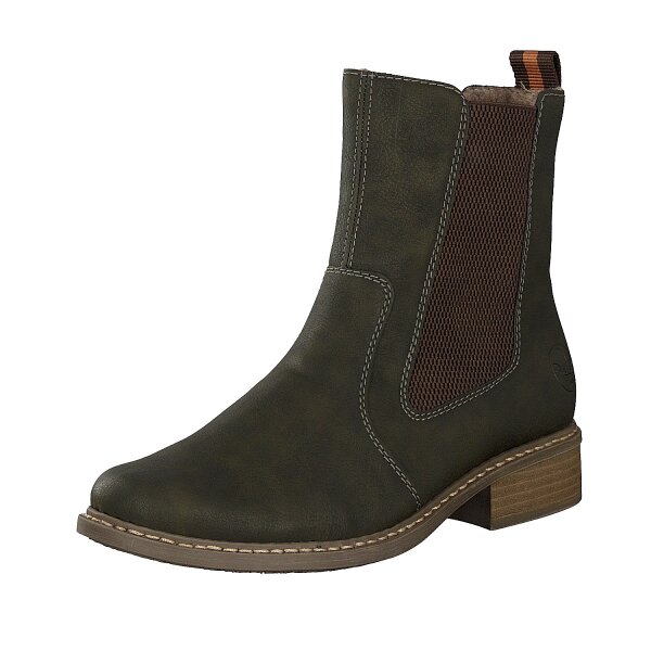 Rieker Damen Boot gr&uuml;n