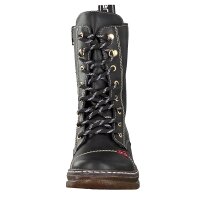 Rieker Damen Schn&uuml;rboot schwarz