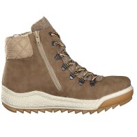 Rieker Damen Schn&uuml;rboot beige