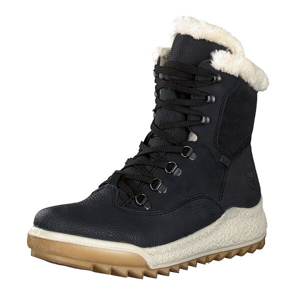 Rieker Damen Schn&uuml;rboot blau