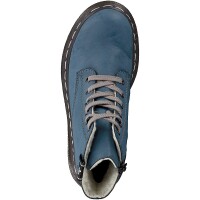 Rieker Damen Schn&uuml;rboot blau
