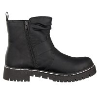 Rieker Damen Boot schwarz