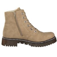 Rieker Damen Schn&uuml;rboot beige