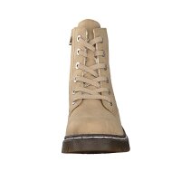 Rieker Damen Schn&uuml;rboot beige